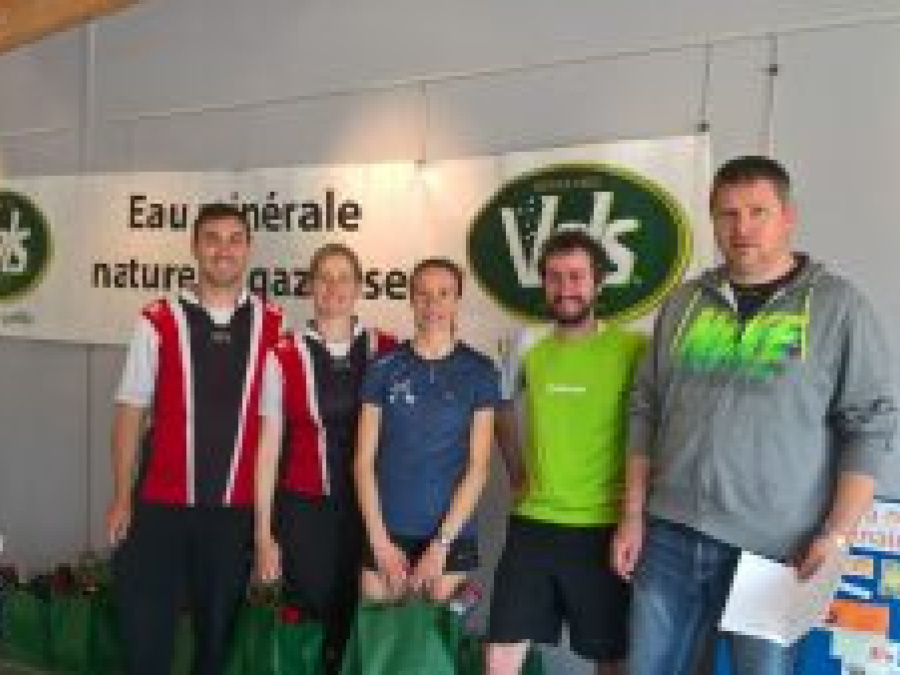 22/ Tournoi « Par monts et par volants » à Montpezat-sur-Bauzon en Ardèche – Victoire de Caroline BEDEREDE et Jef ARLAUD en D8/D7 – 7 mai 2017