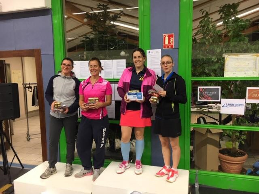 7/ Victoire pour Alice Miconnet avec Florine Harrand (ASV) en DD Série 2 au tournoi de Ventabren (1 décembre).