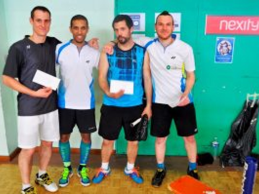 16/ 3ème tournoi de Pélican – Finaliste pour Damien RAVOUX avec Cyril BOIRON (SBC) en R – 11 mars 2017