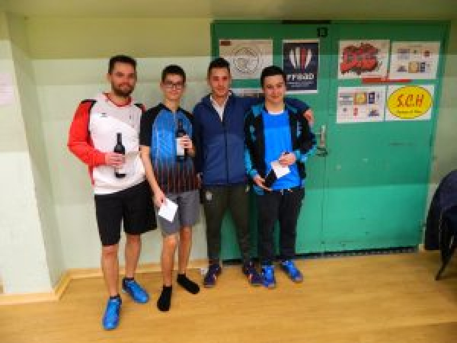 12/ Finale pour Grégory Krempp et Benjamin Krempp en double P au 6ème tournoi du pélican (16 décembre).