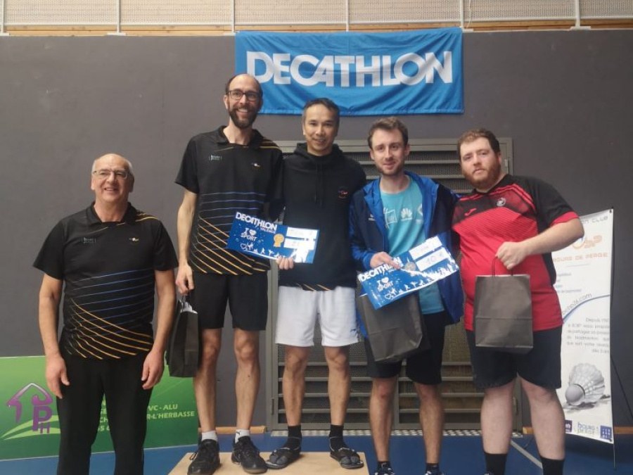 2ème place pour Fabien au tournoi de Bourg de péage en série 7